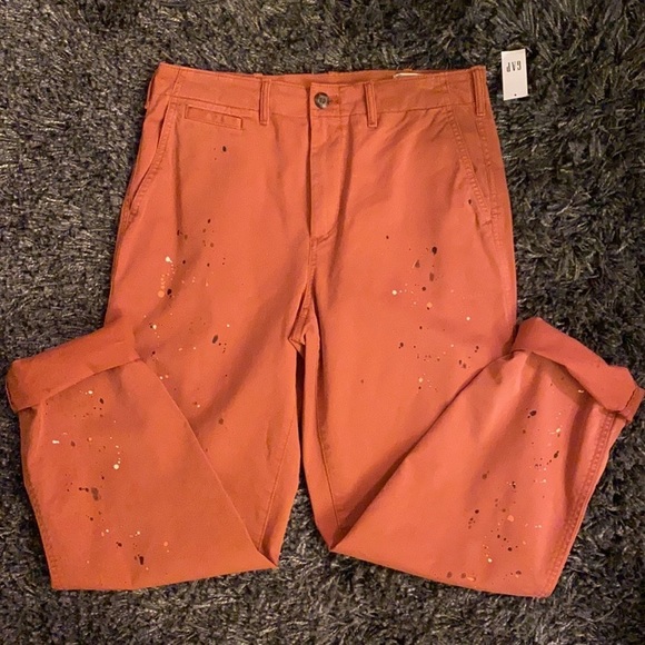 GAP Pants & Jumpsuits Nwt Gap Tall Boyfriend Paint Splatter